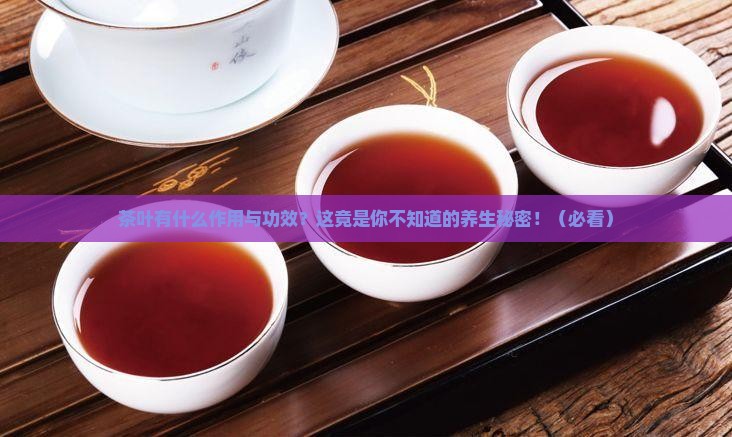 茶叶有什么作用与功效茶叶好处多