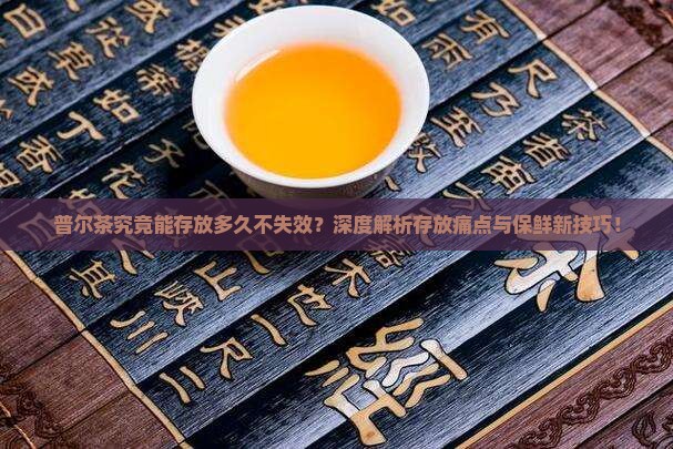 普尔茶究竟能存放多久不失效？深度解析存放痛点与保鲜新技巧！