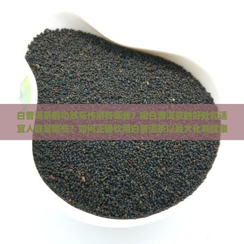 白普洱茶的功效与作用有哪些？喝白普洱茶的好处和适宜人群是哪些？如何正确饮用白普洱茶以最大化其健康益处？