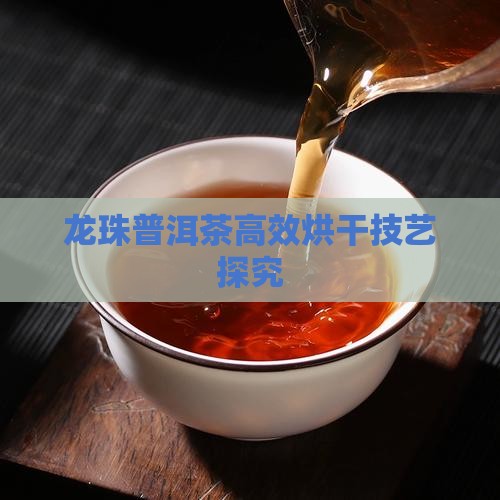 龙珠普洱茶高效烘干技艺探究