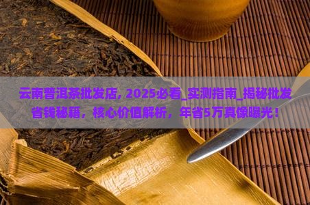 云南普洱茶批发店