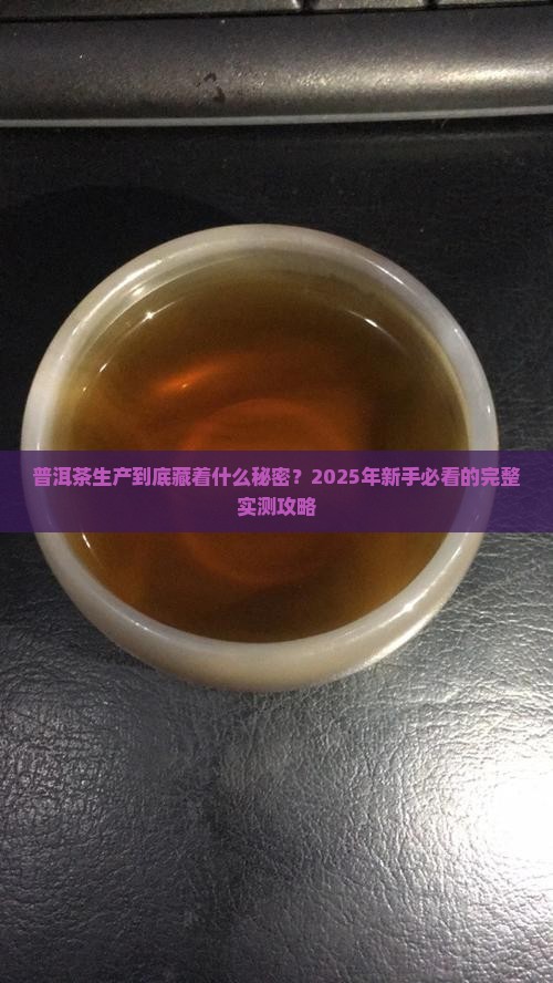 普洱茶生产工作