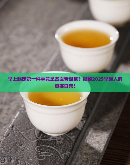 早上起来煮壶普洱茶