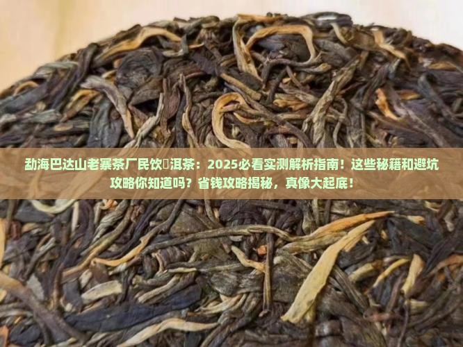 勐海巴达山老寨茶厂民饮潽洱茶