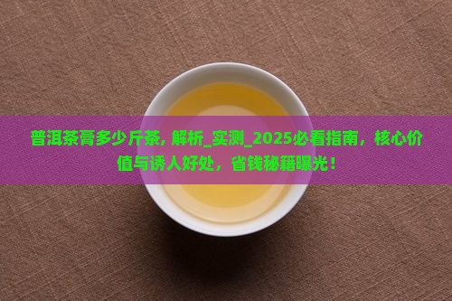 普洱茶膏多少斤茶