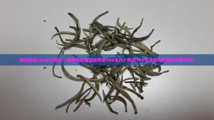 如何挑选100半斤茶叶？哪种茶叶最适合购买100半斤？购买100半斤茶叶有哪些注意事项？
