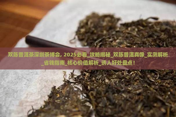 双陈普洱茶深圳茶博会