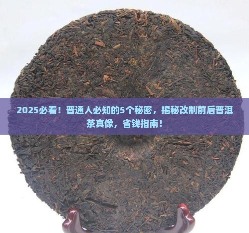 改制前后的普洱茶