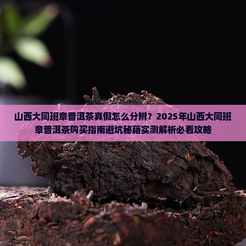 山西大同班章普洱茶