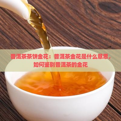 普洱茶茶饼金花