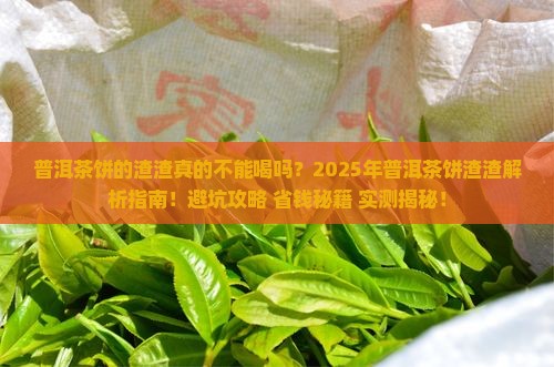 普洱茶饼的渣渣