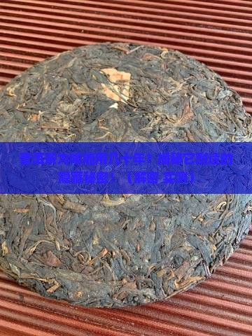 普洱茶耐用的原因