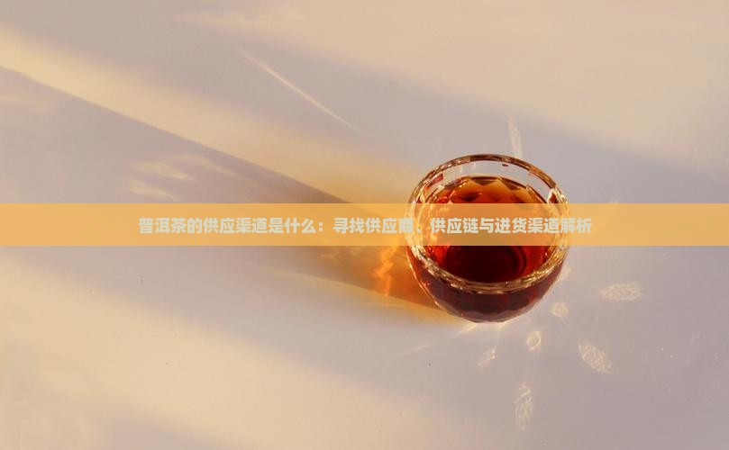 普洱茶的供应渠道是什么：寻找供应商、供应链与进货渠道解析