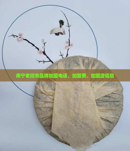南宁老班章品牌加盟