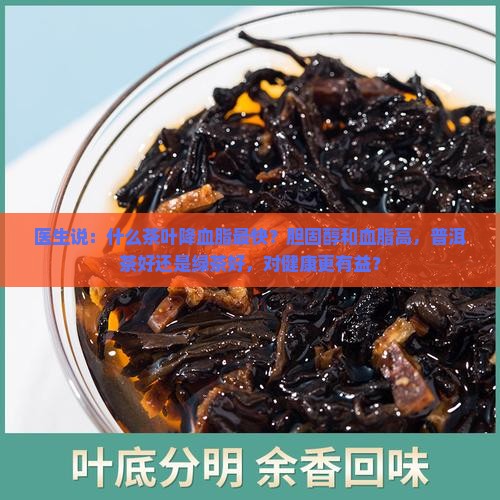 降血脂是绿茶好还是普洱茶好