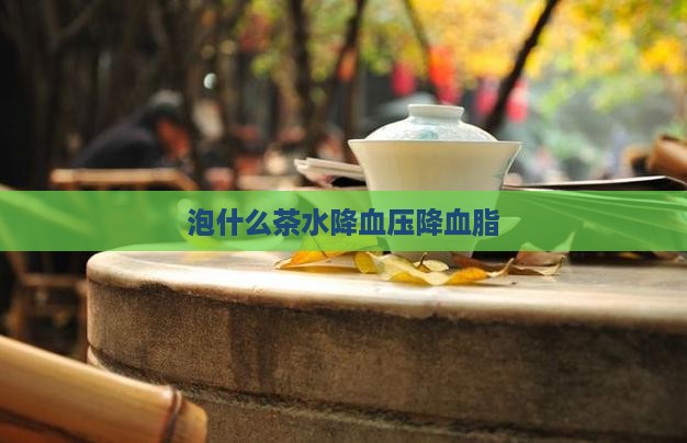 泡什么茶水降血压降血脂