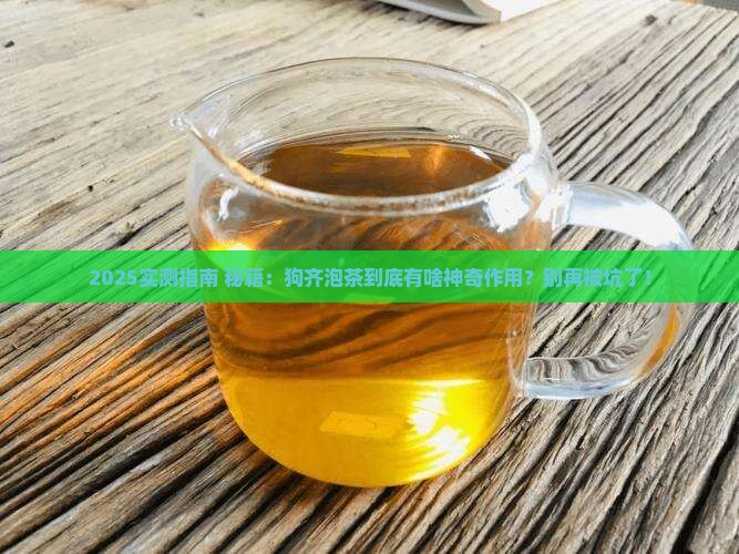 狗齐泡茶有什么作用