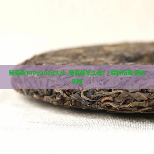 普洱茶100g200g大小