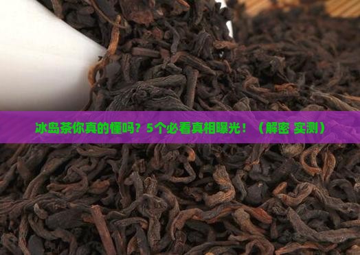 普洱茶中冰岛的特点有哪些