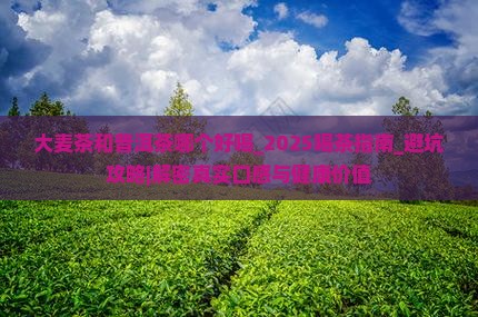 大麦茶和普洱茶哪个好喝