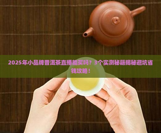 小品牌普洱茶直播能买吗
