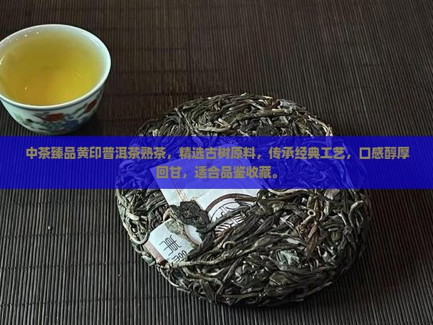 中茶臻品黄印普洱茶熟茶