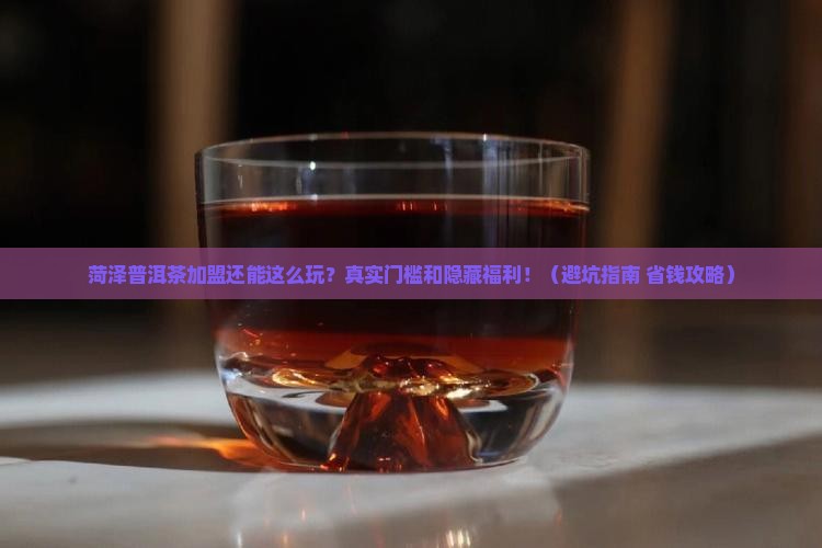 菏泽普洱茶加盟条件
