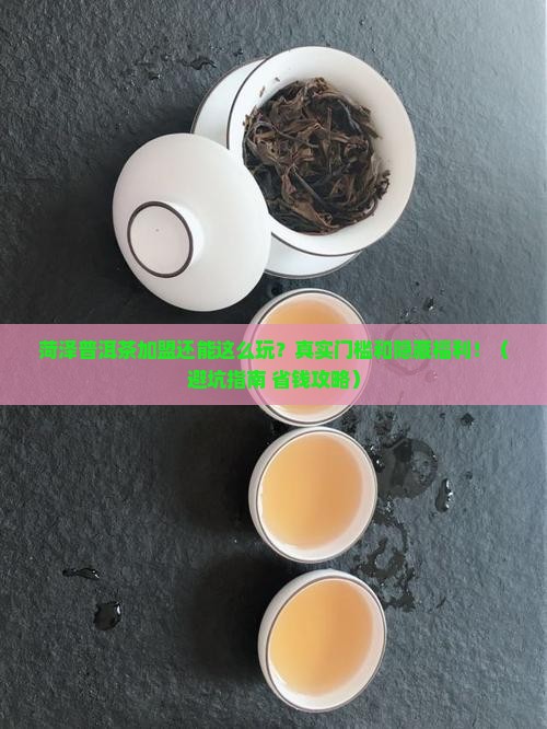 菏泽普洱茶加盟条件