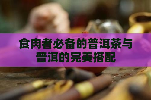 食肉者必备的普洱茶与普洱的完美搭配