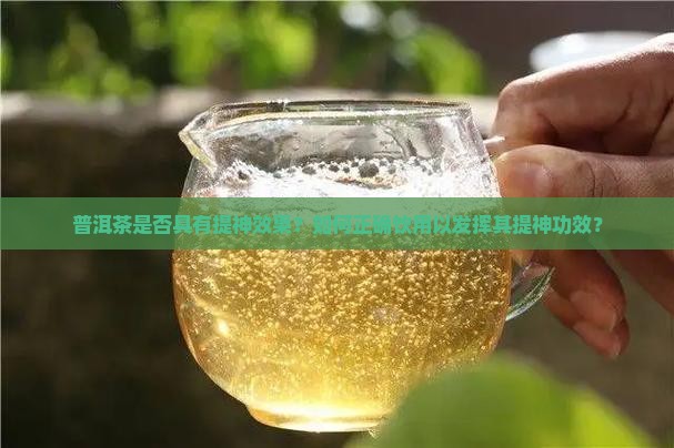 普洱茶是否具有提神效果？如何正确饮用以发挥其提神功效？