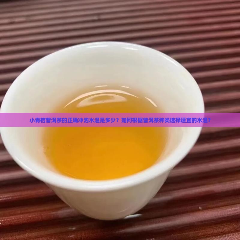 小青桔普洱茶的正确冲泡水温是多少？如何根据普洱茶种类选择适宜的水温？