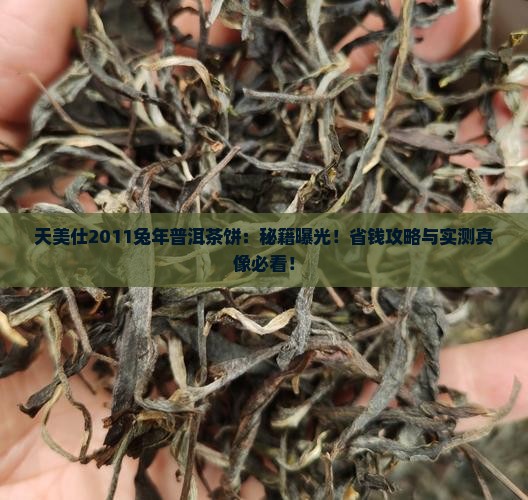 天美仕2011兔年普洱茶饼