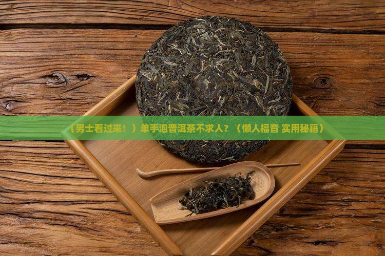 男士单手泡普洱茶
