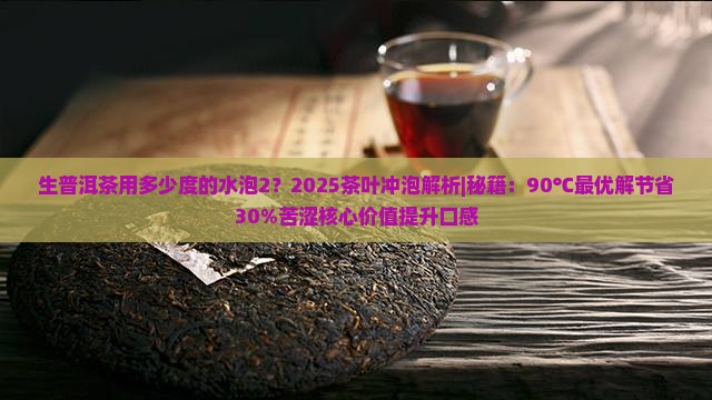 生普洱茶用多少度的水泡2