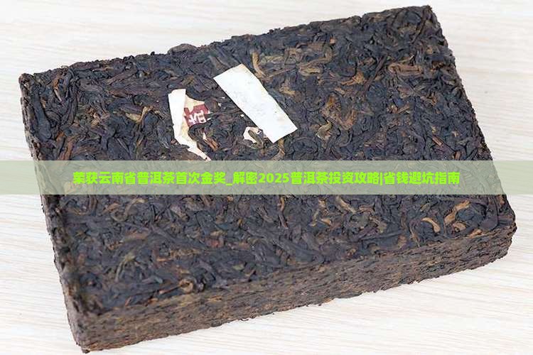 荣获云南省普洱茶首次金奖