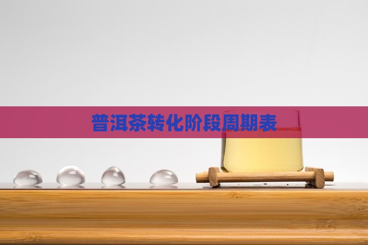 普洱茶转化周期表