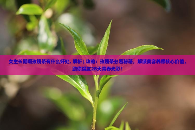 女生长期喝玫瑰茶有什么好处