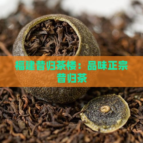 福建靠谱的昔归茶楼