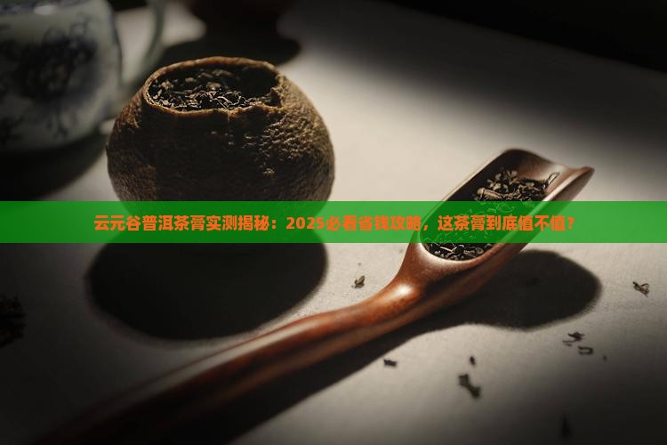 云元谷普洱茶膏评测