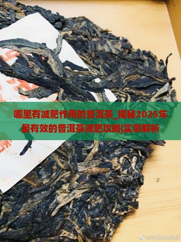 哪里有减肥作用的普洱茶