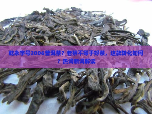 乾永字号2006普洱茶