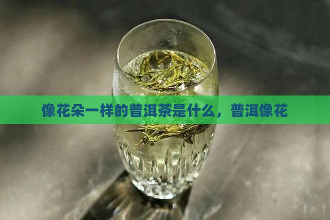 像花朵一样的普洱茶是什么