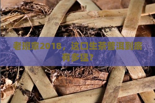 老班章生茶普洱2018年