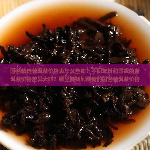国茗精选普洱茶价格表