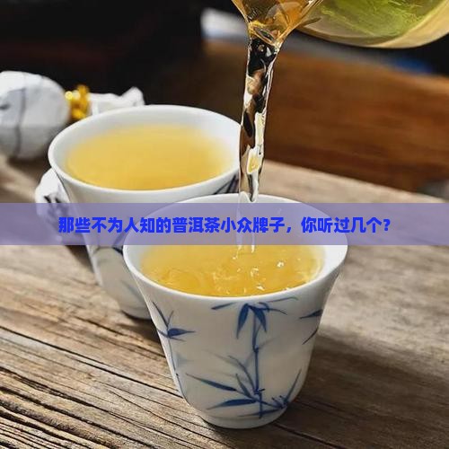 普洱茶小众牌子