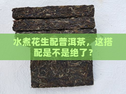 水煮花生加普洱茶好吗