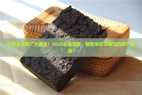 云南做普洱茶的茶厂有几家