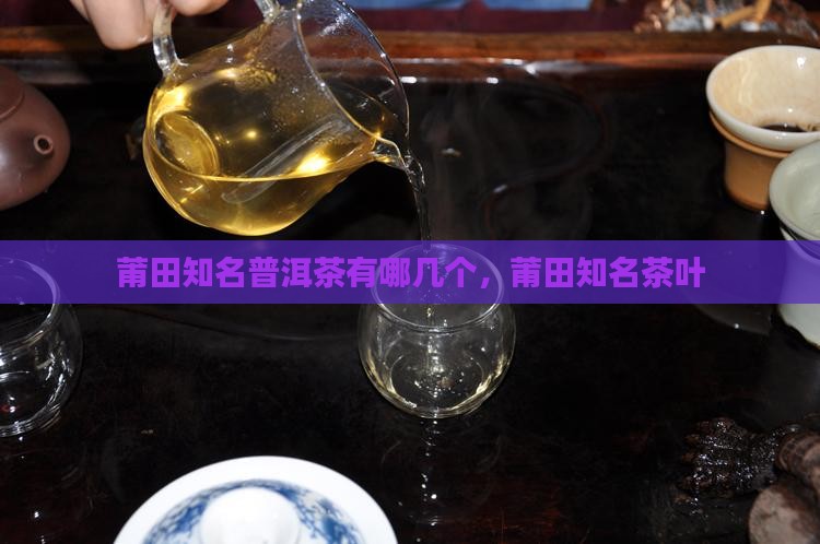 莆田知名普洱茶品牌有