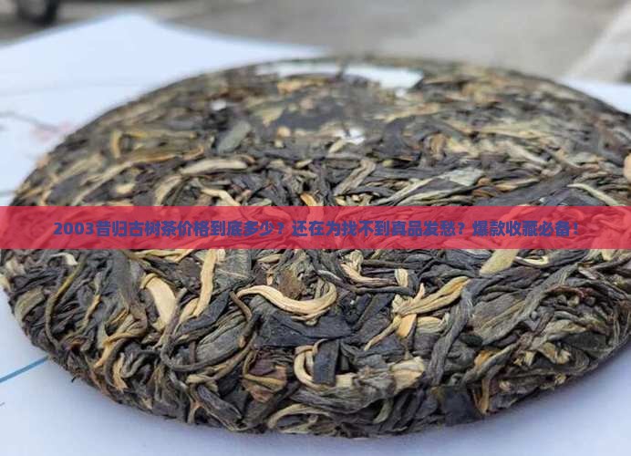 2003昔归古树茶价格