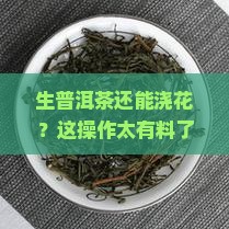 生普洱茶如何浇花